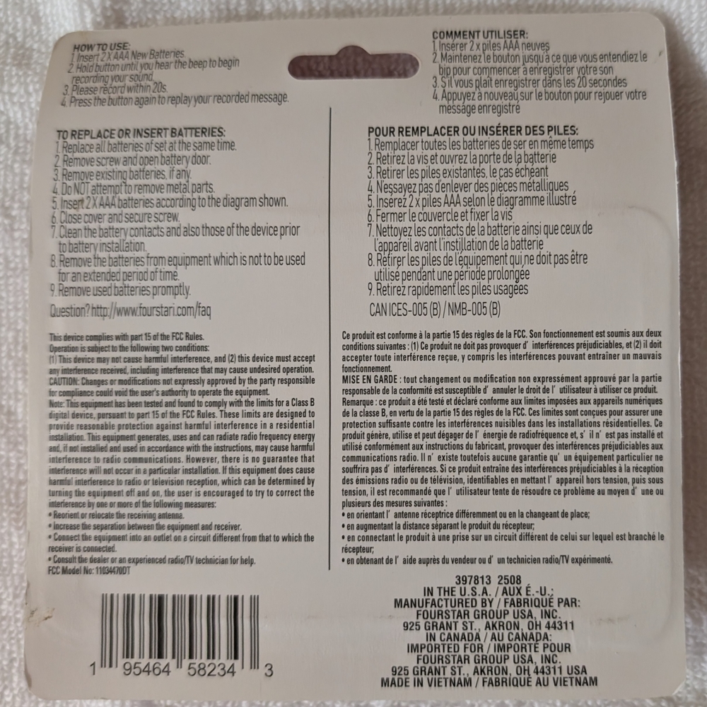 Lot Of 2 Recordable Greeting Tapes Cassettes Valentine's Day Red & Pink - Picture 3 of 5